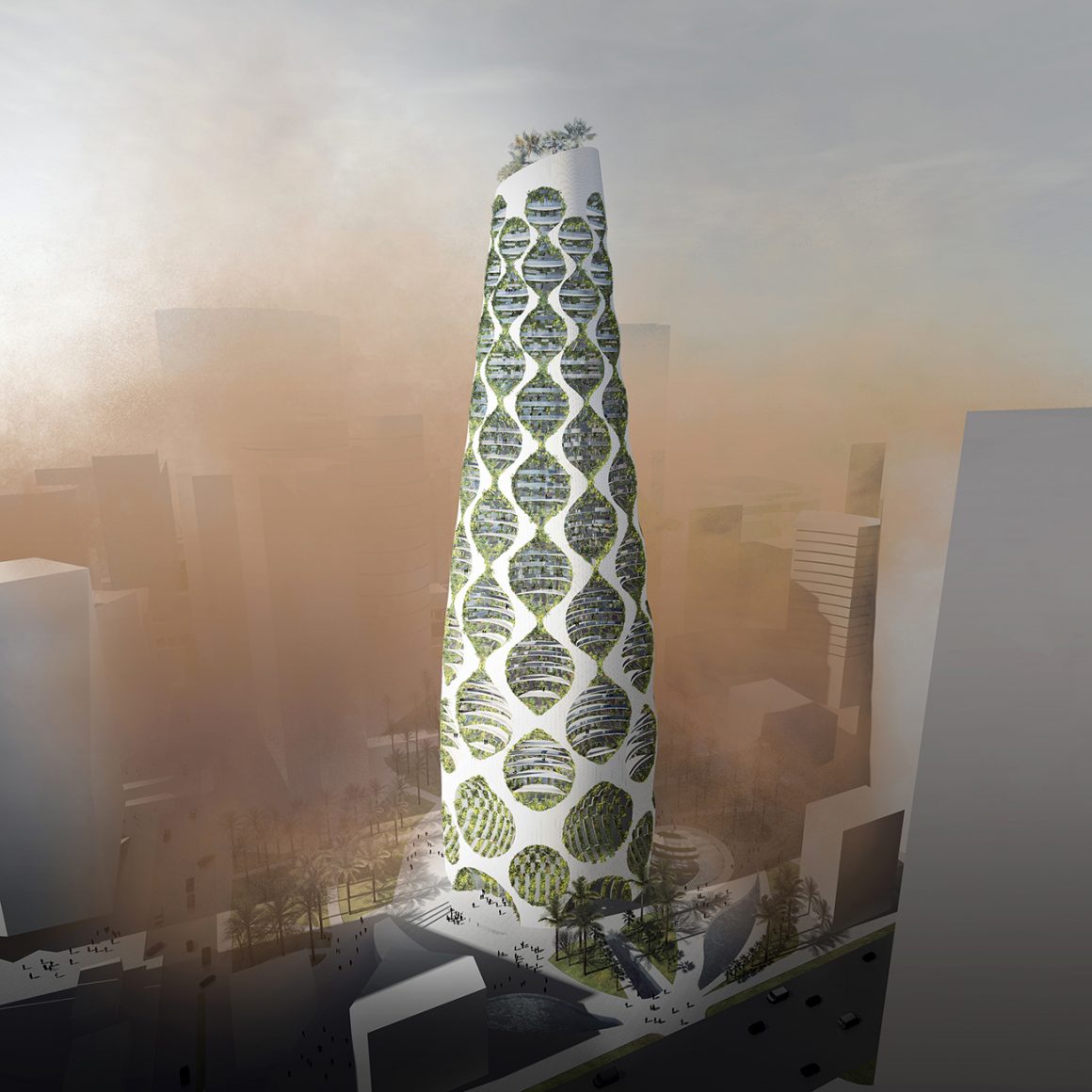 Forest In The Sky, The Ecologically Vertical Oasis Building Forest in the Sky: An Eco-Friendly Hotel