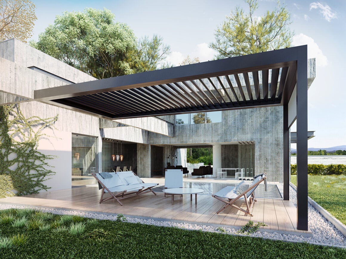 The Summer House Pergola designed by Jardin de Ville