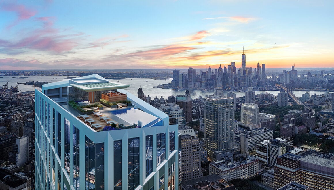 New York Prioritize Private Luxury Outdoor and Green Space Living Residence 23G outdoor living at Brooklyn Point