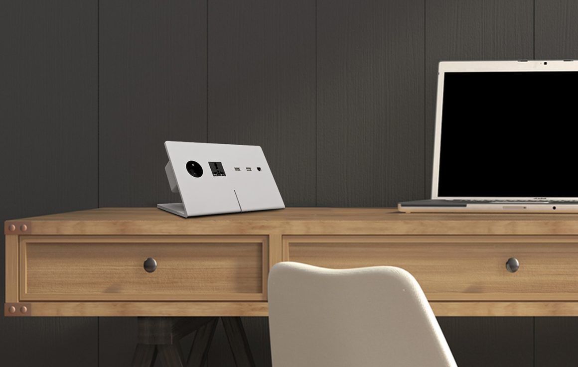 The stylish interior of home office