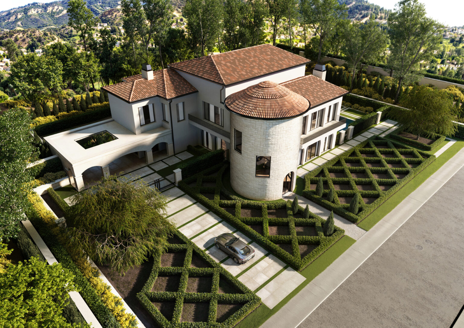 A Suburban Villa Paradise in Calabasas