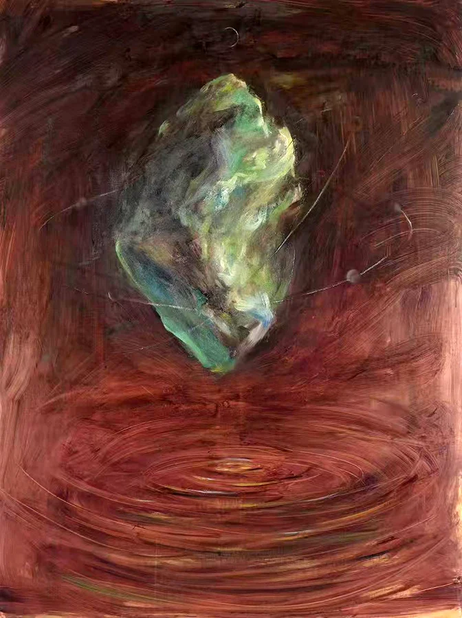Whispering Moon, Silent Soul embraces tenderness, giving form to what Liu calls “the softer part hidden deep within.”
