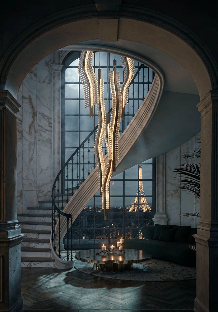 La Vue Eiffel Penthouse _ Entryway
