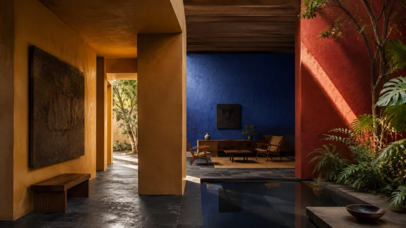 Mexico City designed in layers. AI Image by ChatGPT