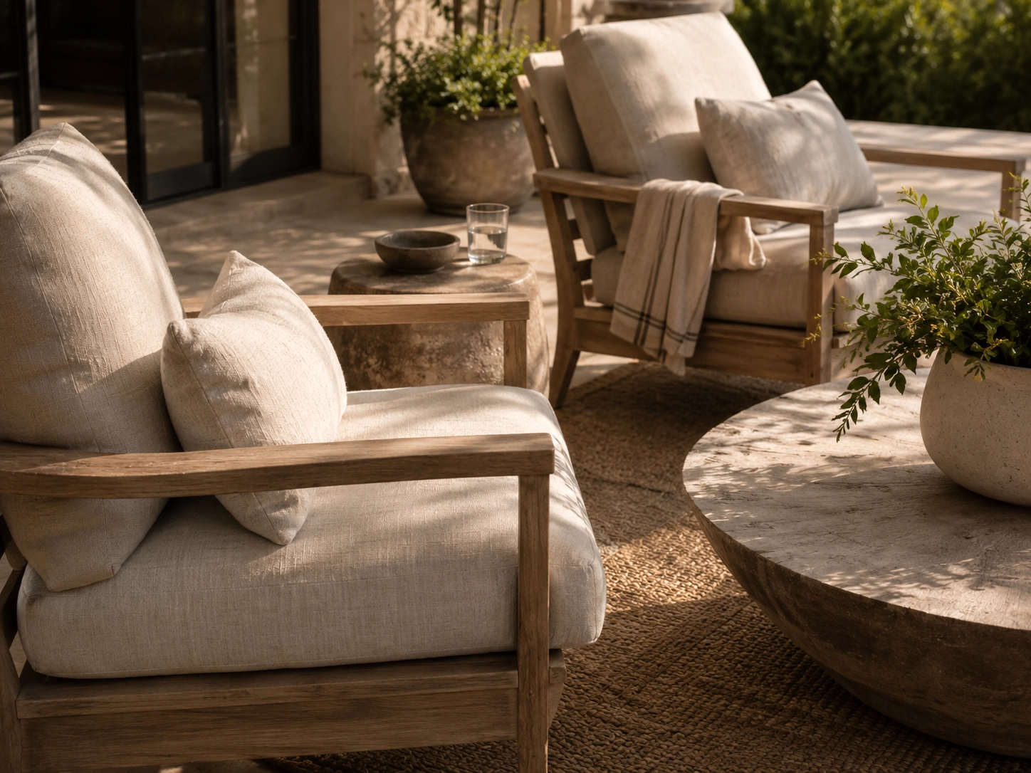 Perfect outdoor furniture for fine living