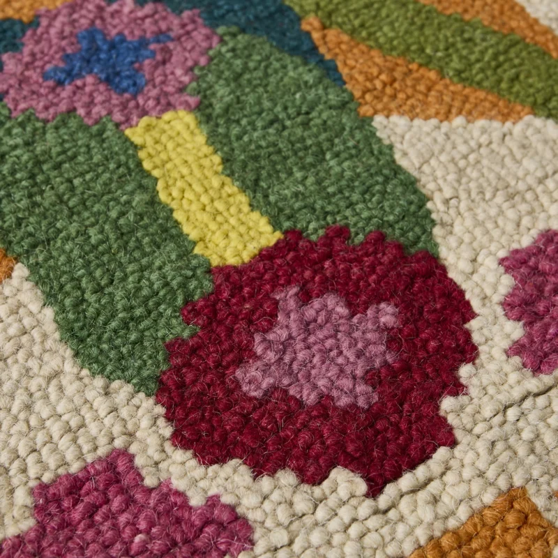 Yinka Ilori Kaleidoscope Floral Rug 160x230cm Yinka Ilori Kaleidoscope Floral Rug 160x230cm