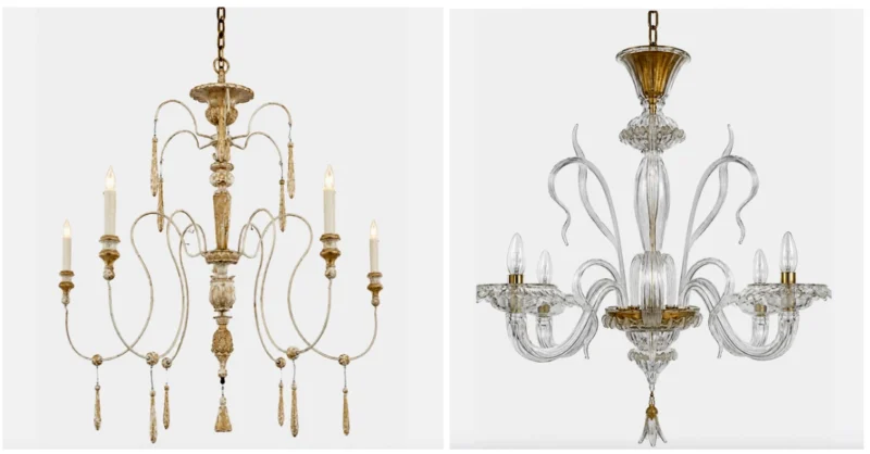 Antique Chandeliers. Photos courtesy of Huff Harrington