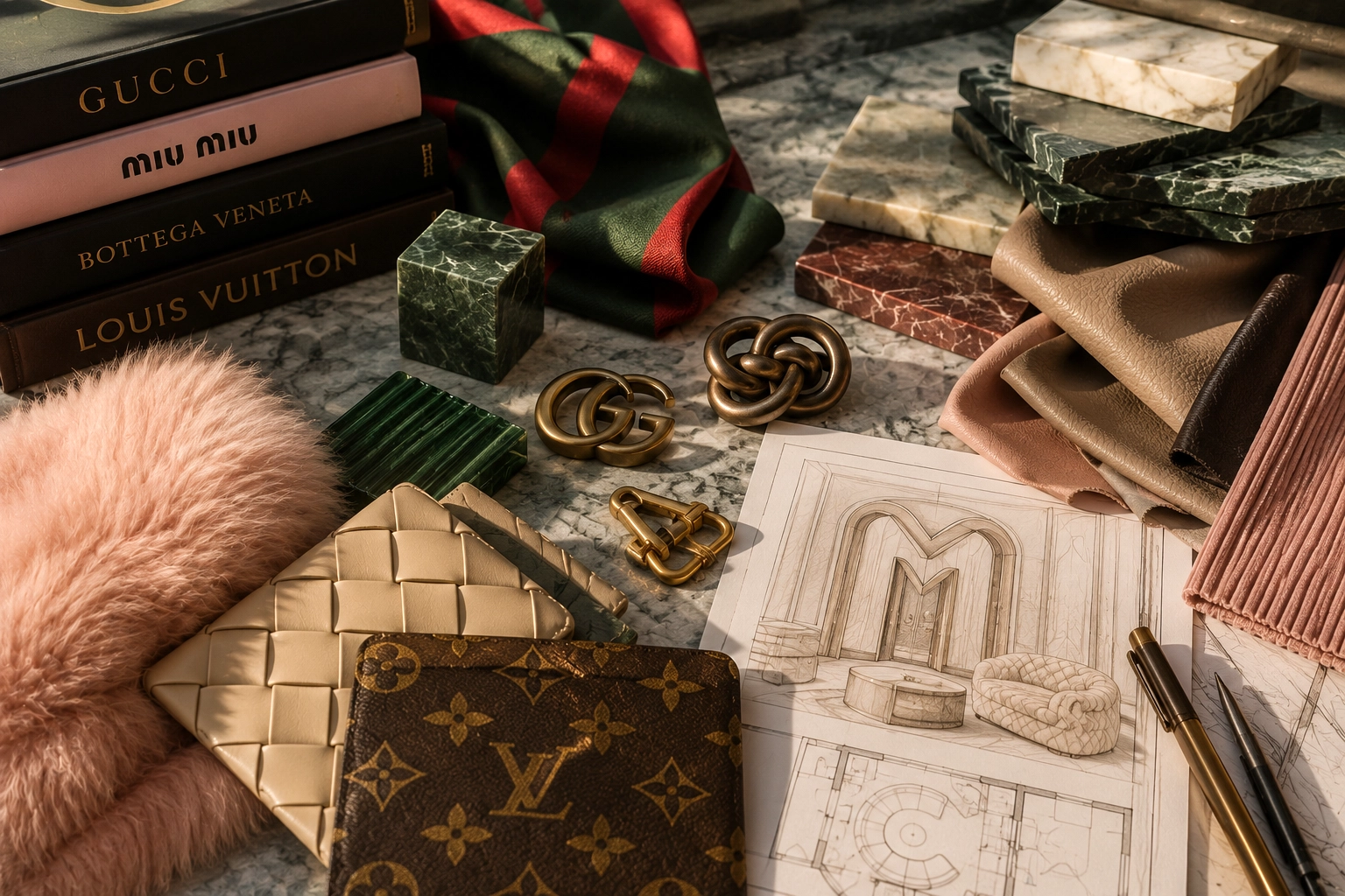 A conceptual design study explores how fashion codes can move beyond clothing and into interiors through material, texture, pattern and form.
